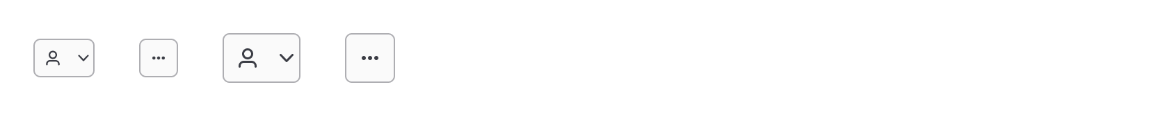 Example of the two toggle button sizes